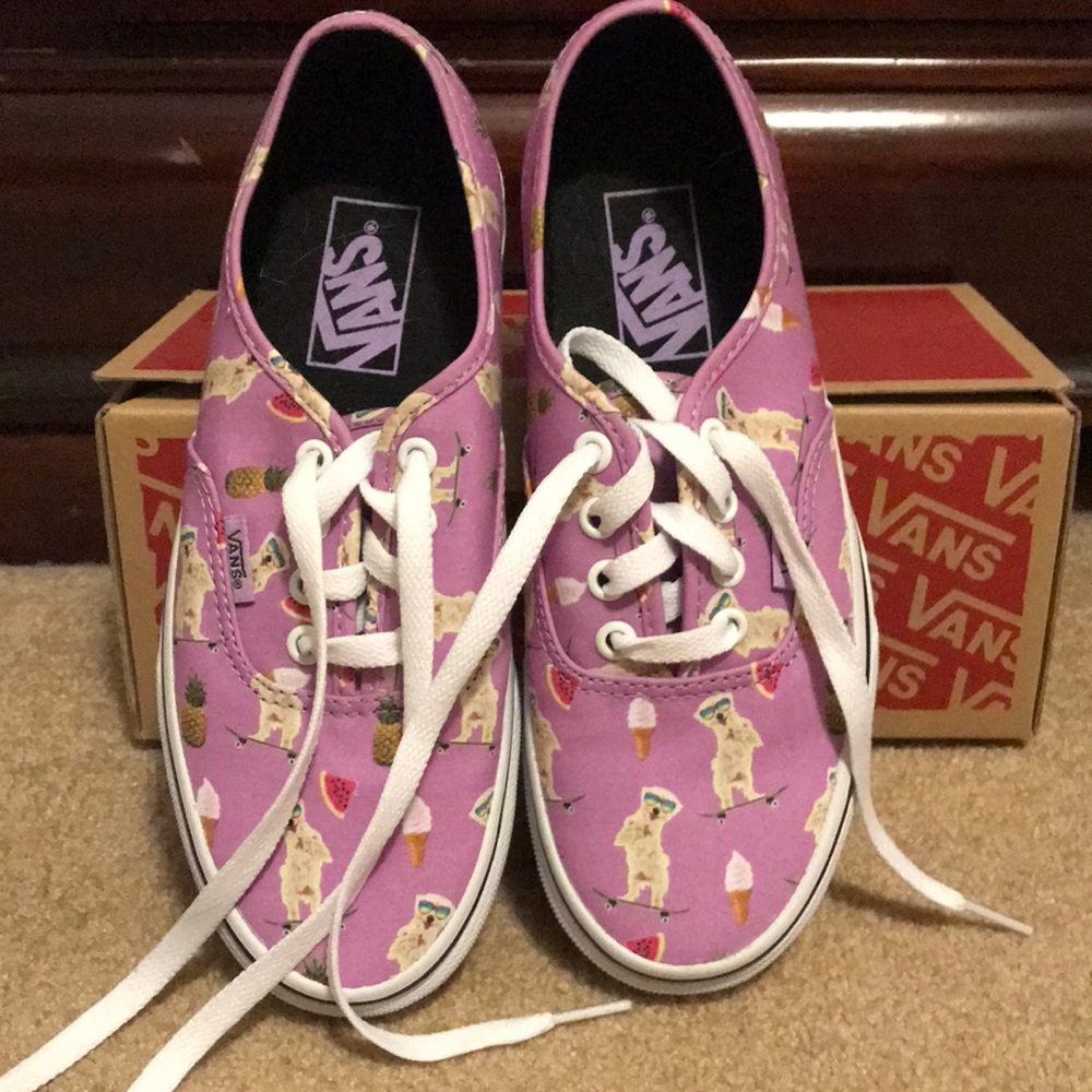 Violet Printed Vans